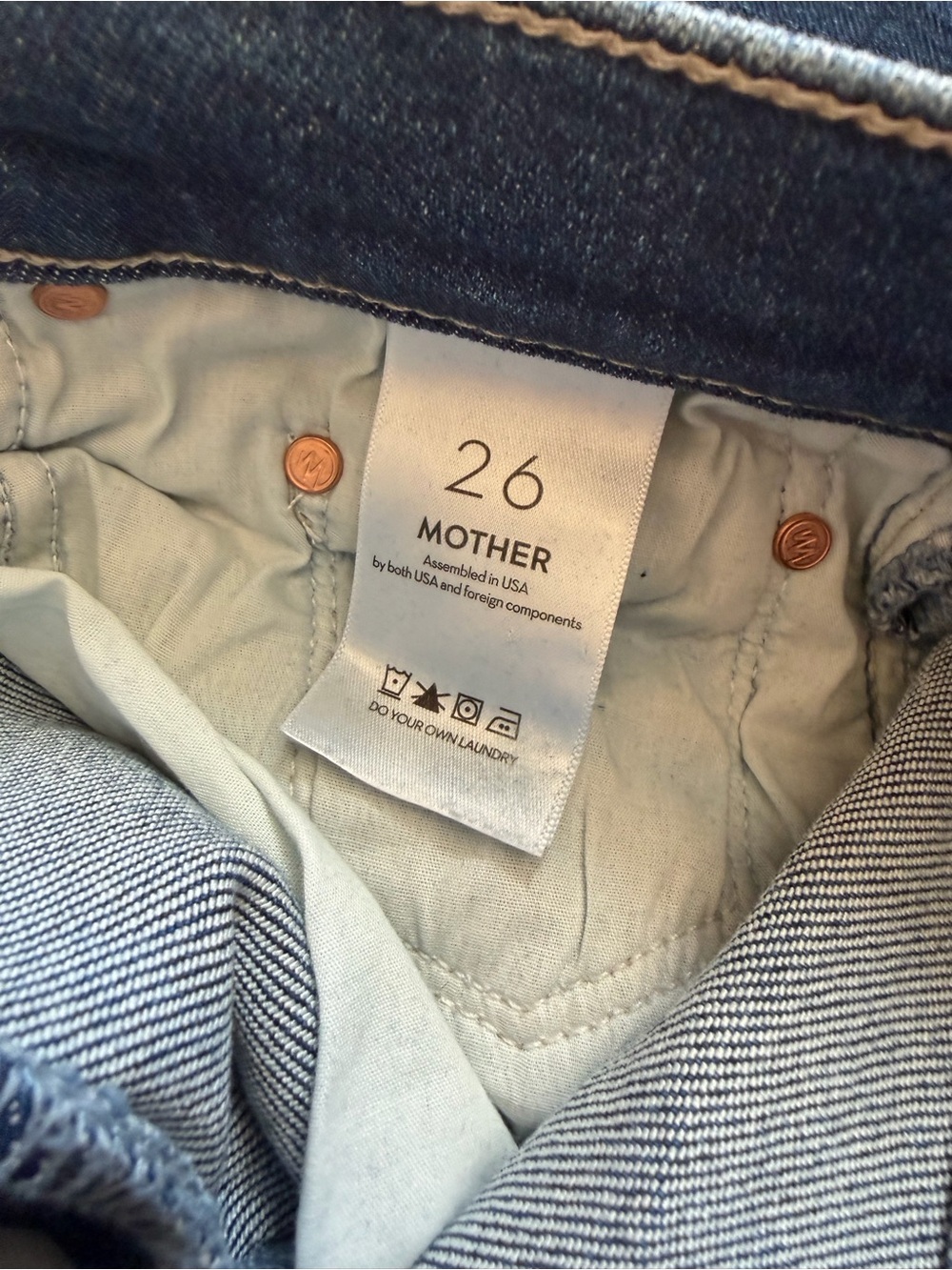 MOTHER Mid Rise Rambler Zip Ankle Fray - Picture 11 of 12